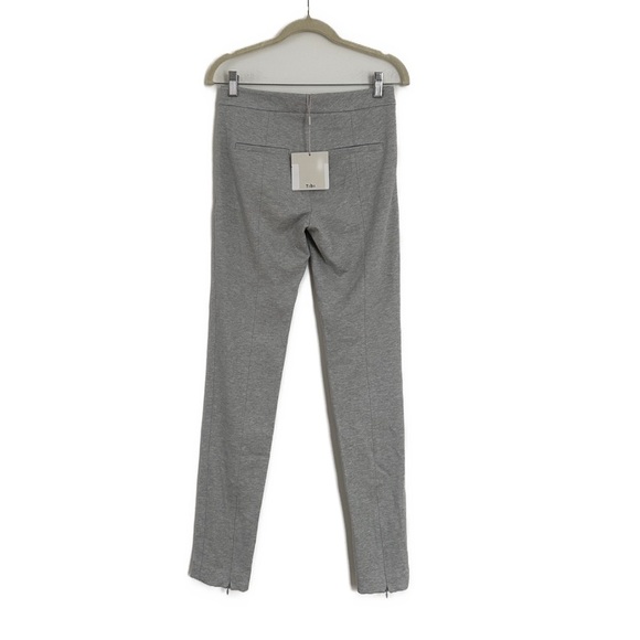 Tibi Greme Grey Melange Skinny Ankle Zip Trouser Size 0 NWT - Picture 2 of 2